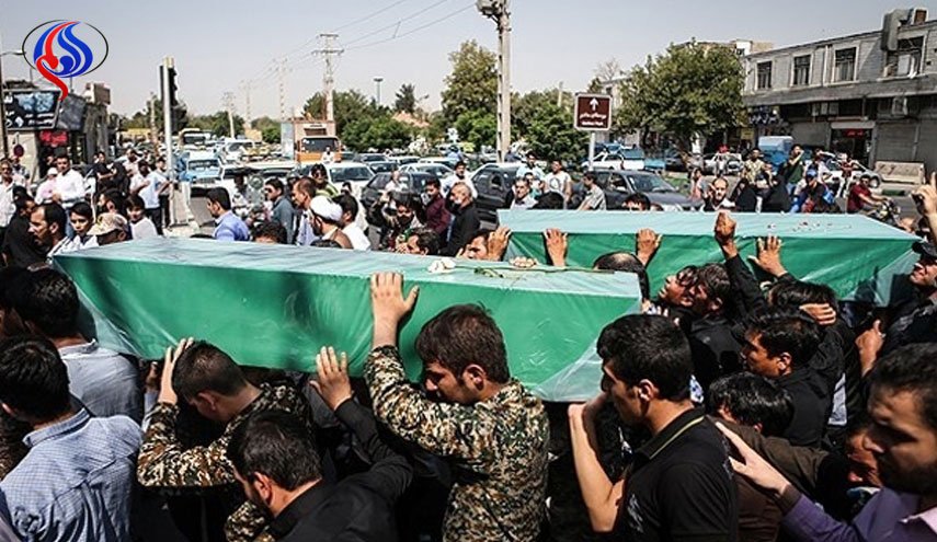 ايران: تشيع جثامين 6 شهداء من المدافعين عن مراقد اهل البيت (ع)