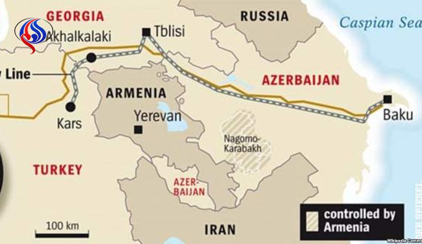 افتتاح أقصر خط للسكك الحديد بين أسيا وأوروبا باذربيجان