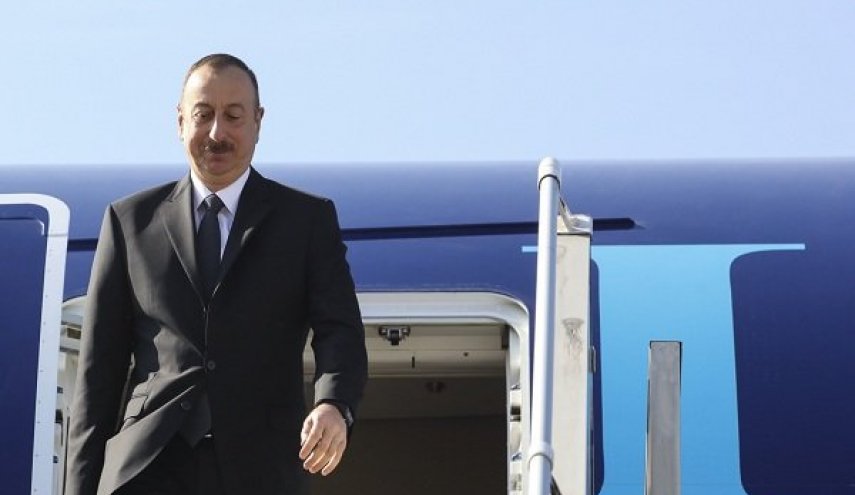 Azerbaijan’s Aliyev lands in Tehran
