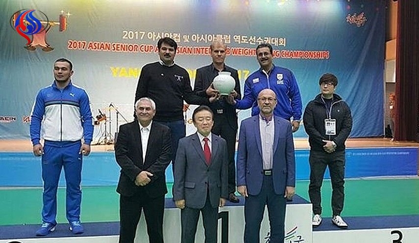 الفريق الايراني يحرز بطولة أندية آسيا لرفع الاثقال