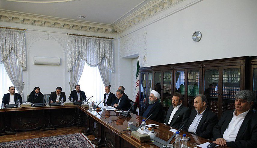 دیدار اعضای شورای اسلامی شهر تهران با روحانی