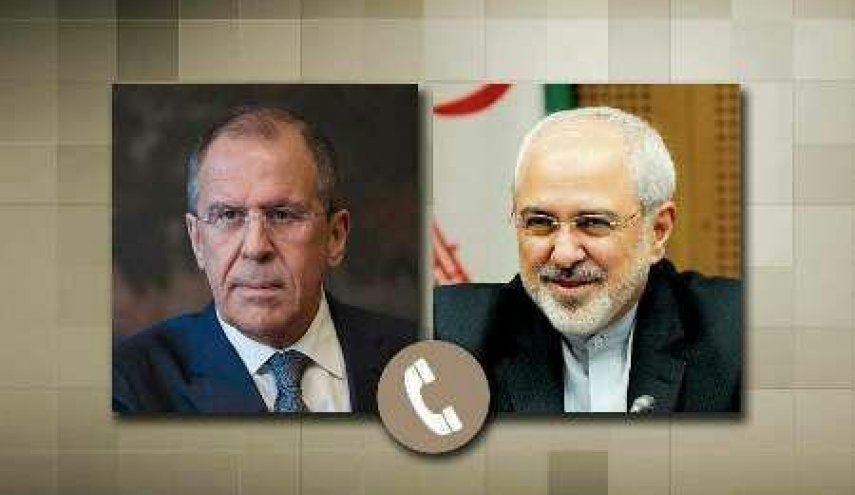 گفتگوی تلفنی وزیران خارجه ایران و روسیه