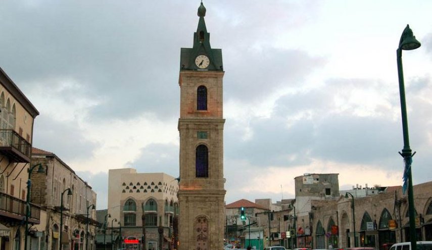 برج الساعة بمدينة يافا-فلسطين