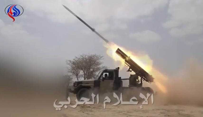 قذائف وصلية صواريخ كاتيوشا تمطر الجنود السعوديين بجيزان