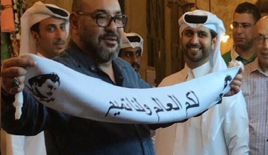  قطر تعلّق على صورة ملك المغرب مع 