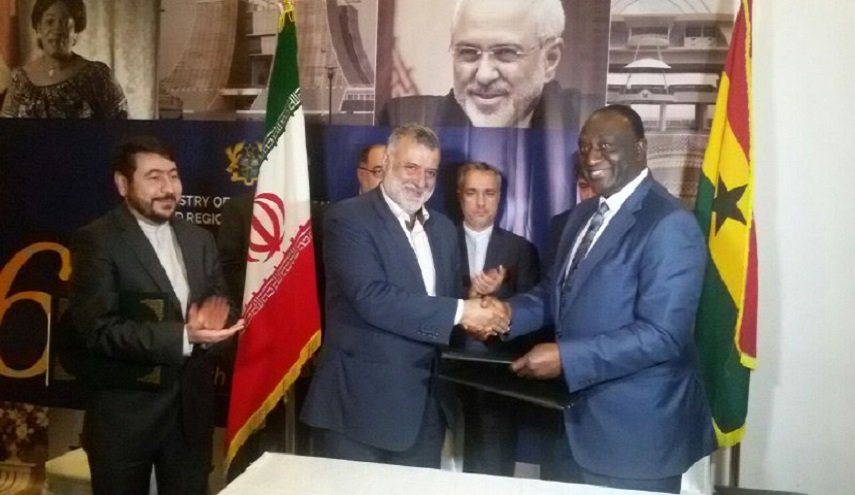 توقيع 4 مذكرات للتعاون في ختام اجتماع اللجنة المشتركة بين إيران وغانا