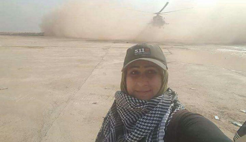 خبرنگار زن عراقی درجنگ با داعش کشته شد