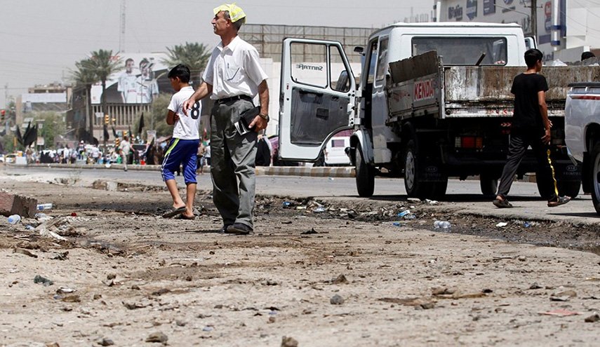 اصابة ثلاثة أشخاص بانفجار عبوة ناسفة جنوب بغداد