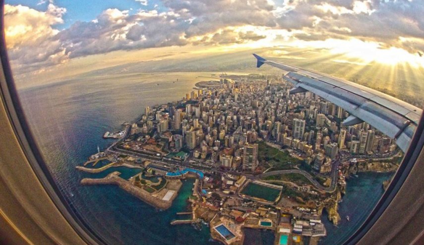 صور جوية من بيروت