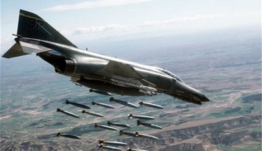 پرواز جنگنده های سعودی درآسمان صنعاء و جلوگیری از پیشروی مزدوران سعودی