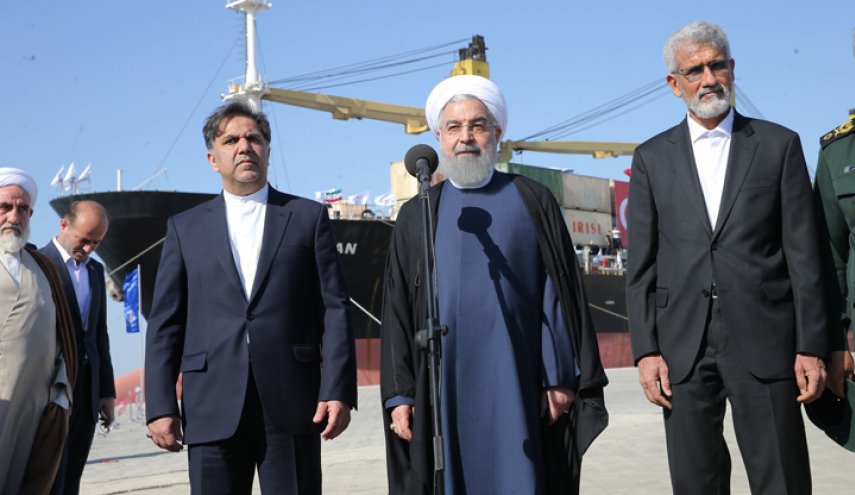 الرئيس روحاني يصف افتتاح ميناء جابهار بالتاريخي