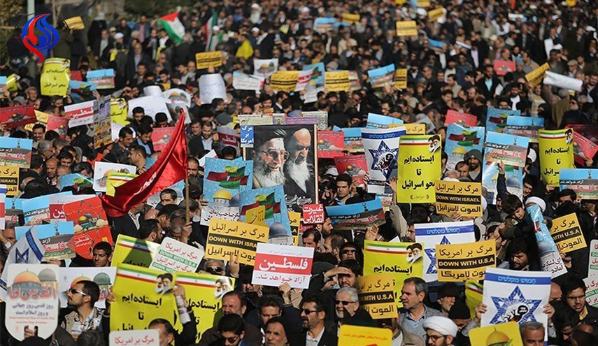 إنطلاق أكثر من ألف تظاهرة في إيران تنديداً بقرار ترامب