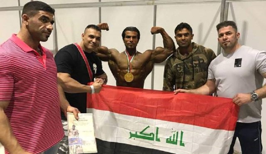 عراقي يخطف ذهبية في بطولة لبناء الاجسام في الامارات