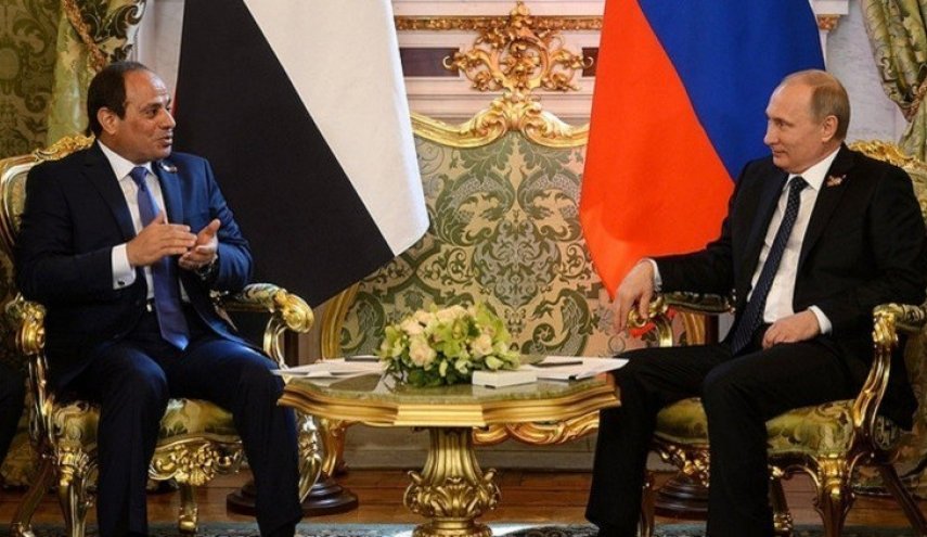  الرئيس المصرى يستقبل نظيره الروسي