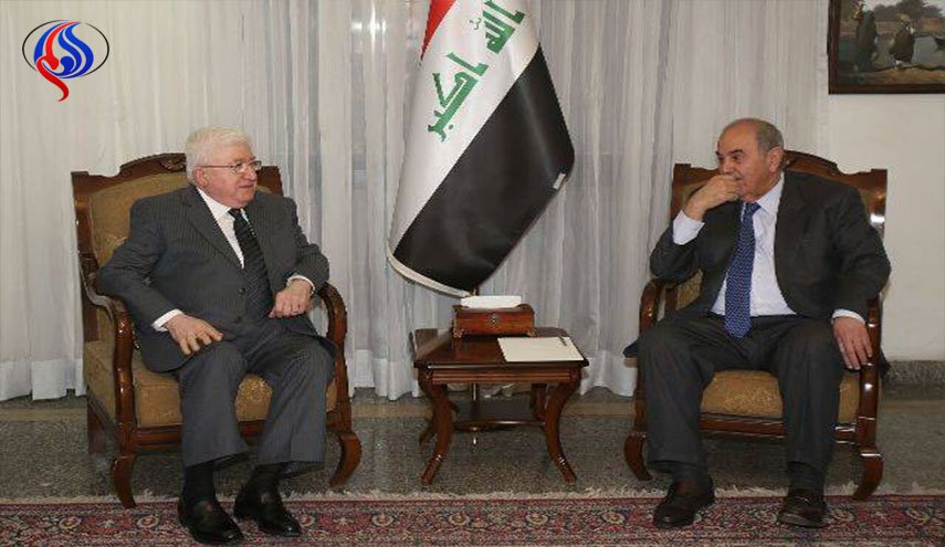 معصوم وعلاوي يدعوان إلى المضي قدما لبدء الحوار بين بغداد واربيل