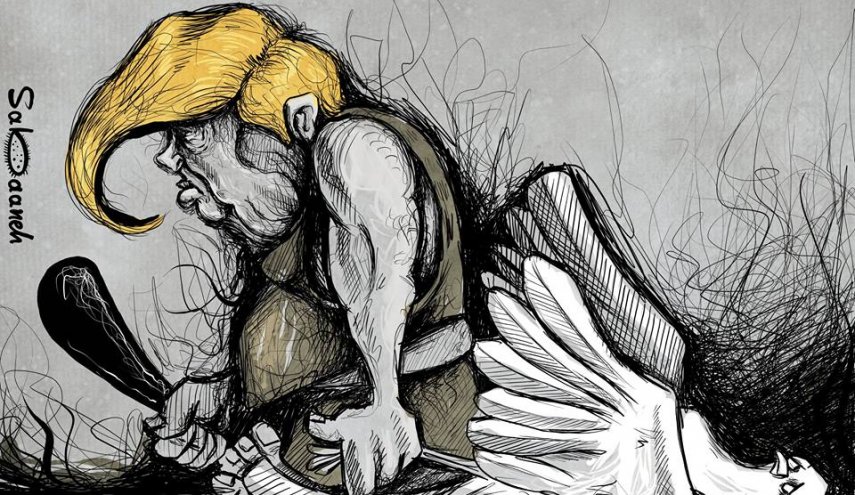 Award-winning Palestinian cartoonist takes dig at Trump
