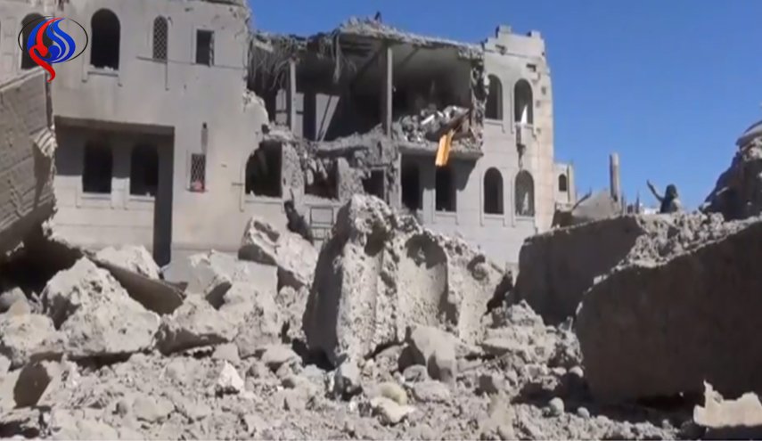 حمله جنگنده های متجاوز سعودی به بخش های مختلف یمن