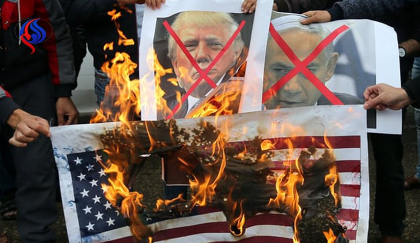 مظاهرة في واشنطن ضد قرار ترامب بشأن القدس
