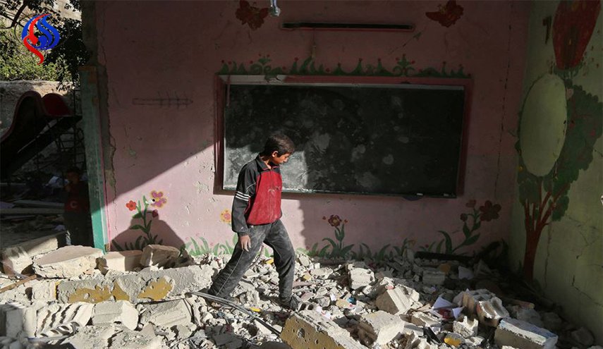 اصابة طلاب ومعلمات بهجوم علی مدرسة في حلب