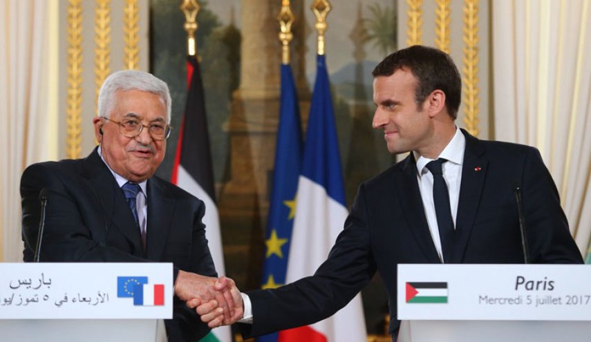 ماکرون:راه‌حل دو دولتی، جایگزینی ندارد/محمود عباس:خواستار صلح با اسرائیل هستیم!