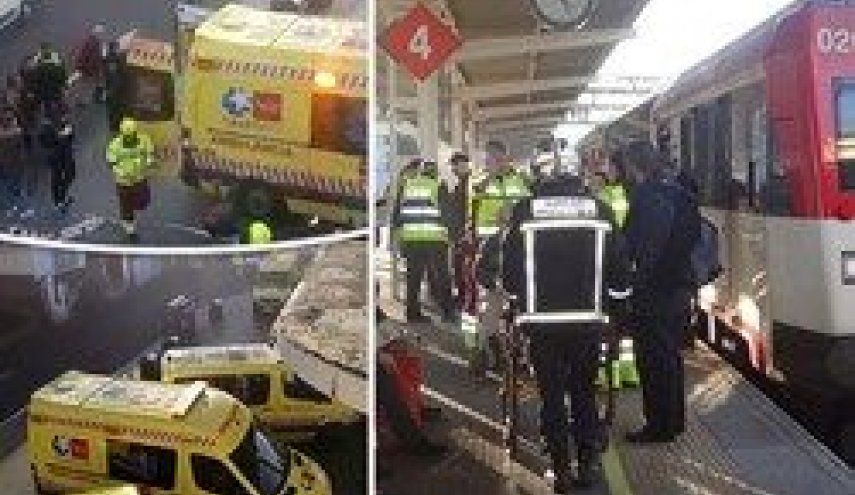 بروز سانحه در ایستگاه قطار در اسپانیا، 45 زخمی برجا گذاشت