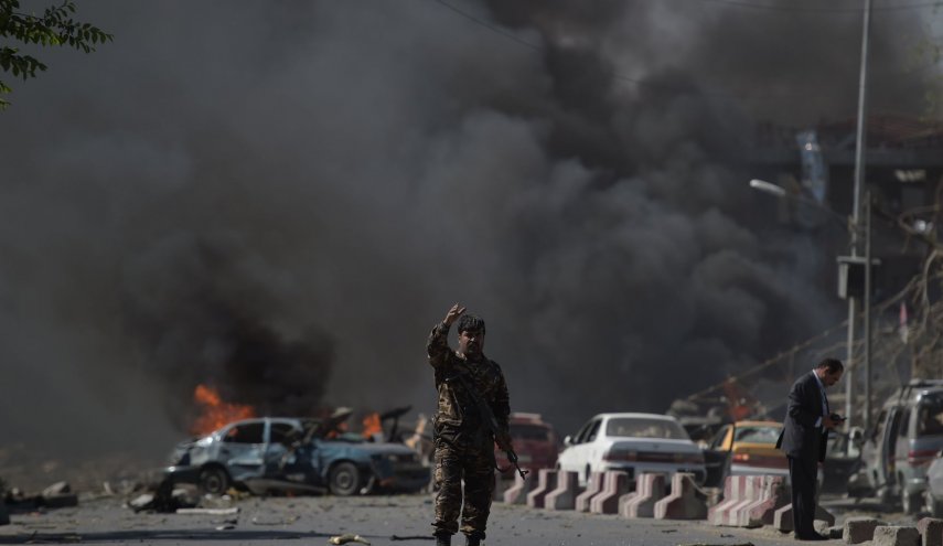 Afghan officials: 5 people killed in suicide attack in Kabul
