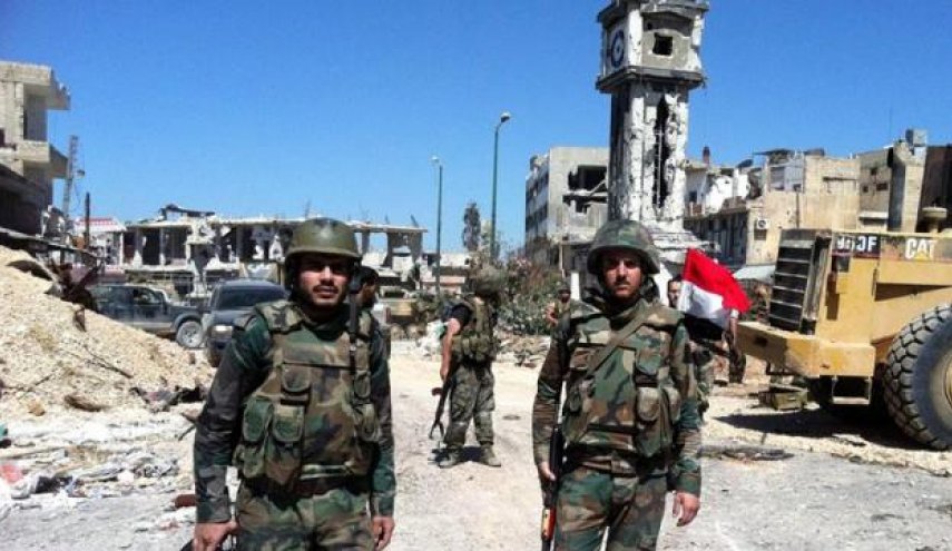 کشف کامیون حامل مهمات برای گروه های تروریستی توسط نیروهای امنیتی سوری