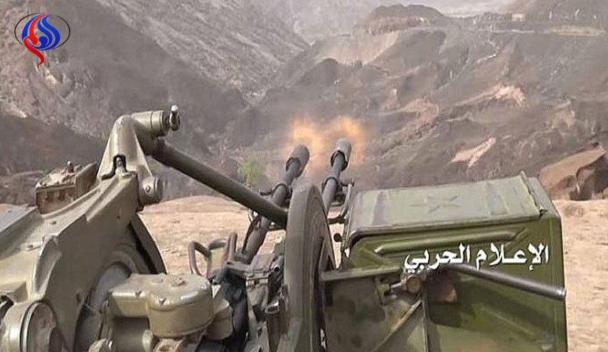 محرقة كبيرة لمرتزقة العدوان بعد هجمات وضربات صاروخية للجيش اليمني