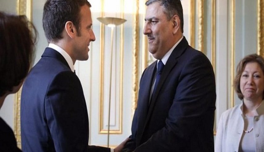 دیدار رئیس‎جمهور فرانسه با هیاتی از معارضان سوری