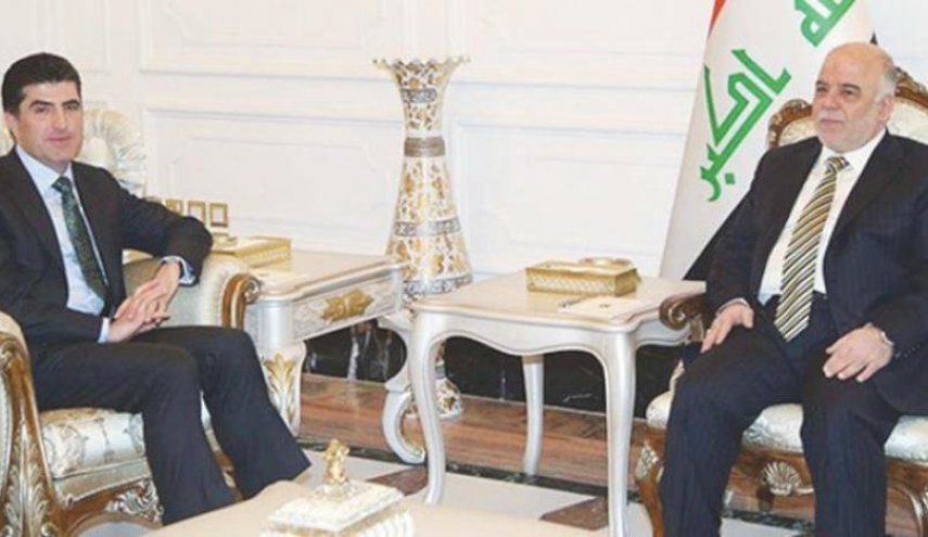 دیدار نخست‌وزیر منطقه کردستان با «حیدر العبادی»