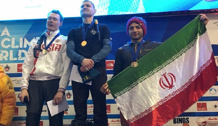 إيراني يفوز ببرونزية بطولة العالم لتسلق المرتفعات الثلجية