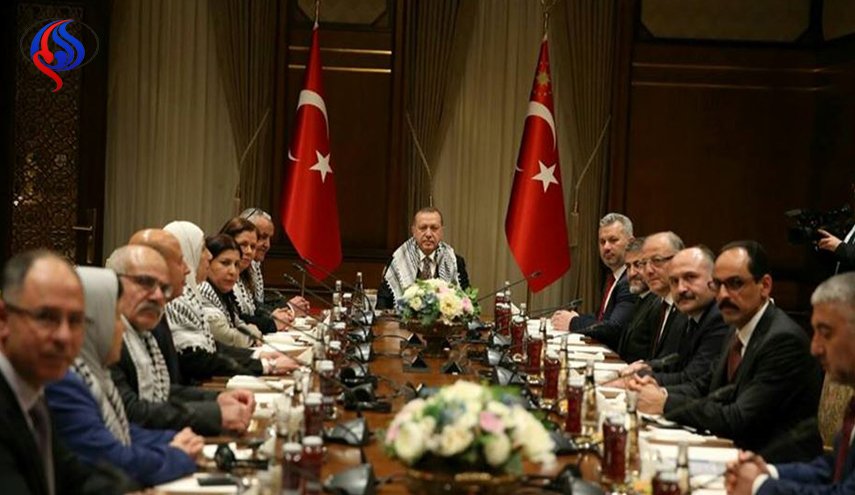 وفد برلماني فلسطيني يلتقي أردوغان