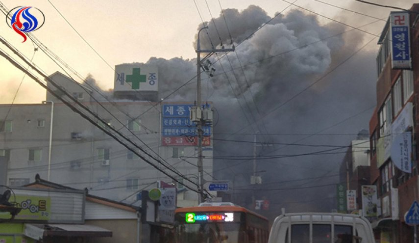 بالصور: عشرات القتلى في حريق بكوريا الجنوبية