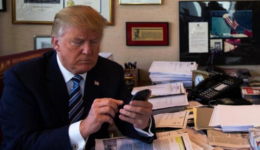 Trump: I sometimes tweet from bed
