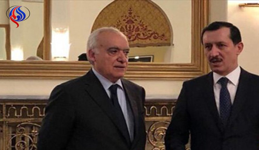 غسان سلامة يلتقي مبعوث الرئيس التركي إلى ليبيا