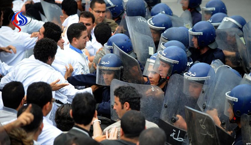 تظاهرات مجدد پزشکان در الجزایر 