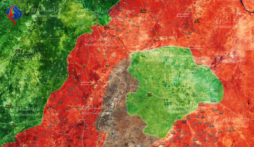 بالخريطة، شاهد توزيع السيطرة بأرياف ادلب وحلب وحماة