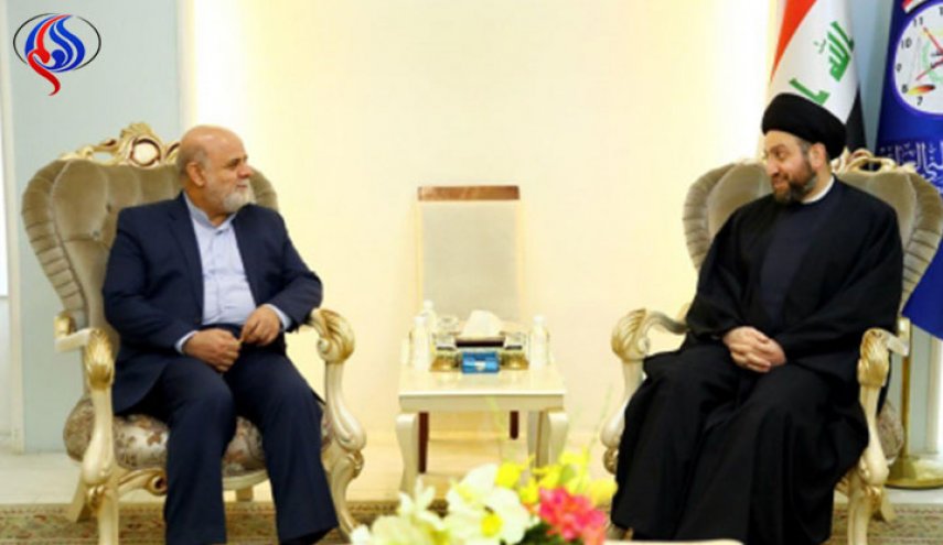 الحكيم يبحث مع السفير الايراني مستجدات العراق والمنطقة