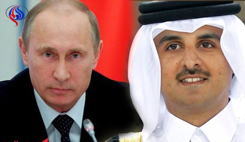 دعوة من بوتين الى أمير قطر لزيارة موسكو