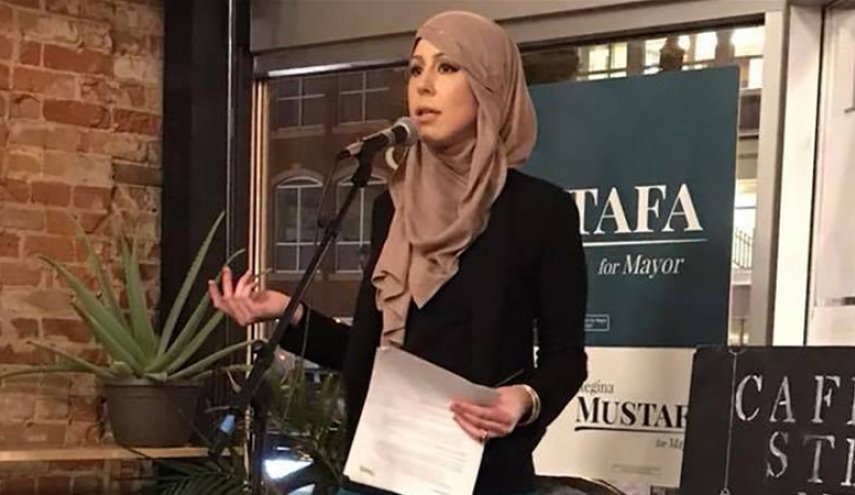 زن مسلمان آمریکایی تهدید به مرگ شد
