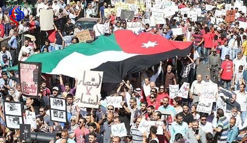 تداوم اعتراض مردم اردن  به گرانی 