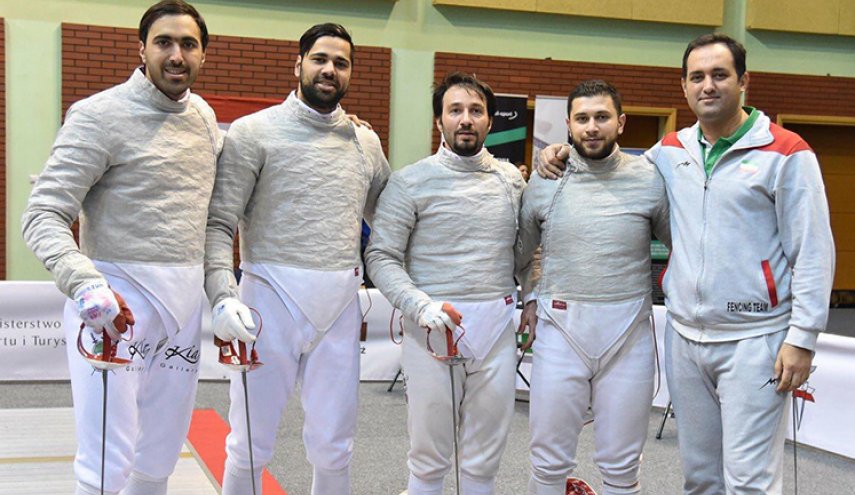 ايران تتبوأ مركز الوصافة في بطولة كاس العالم للمبارزة