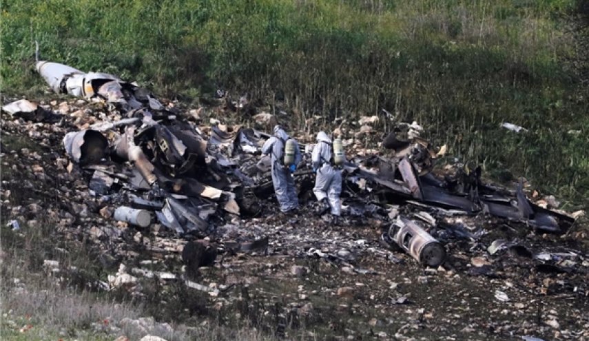 نیروی هوایی اسرائیل: مقصر سقوط جنگنده اف-16 در سوریه خلبان‌ها بودند!