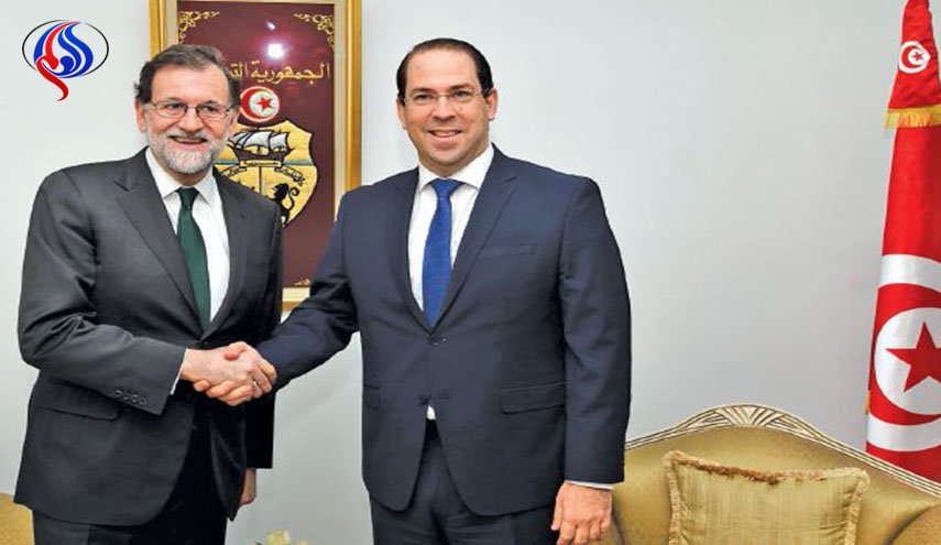 رئيس الحكومة التونسية ونظيره الإسباني يبحثان تعزيز العلاقات الاقتصادية بين البلدين