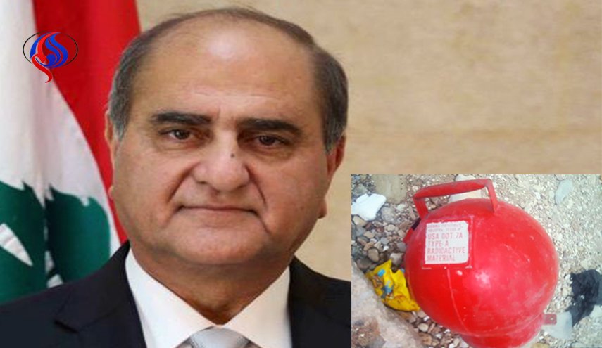 وزير بيئة لبنان يطلع على موقع القارورة المشعة