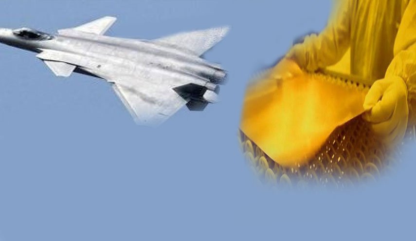 صور.. الصين تدشن مادة خارقة يمكنها إخفاء الطائرات الحربية