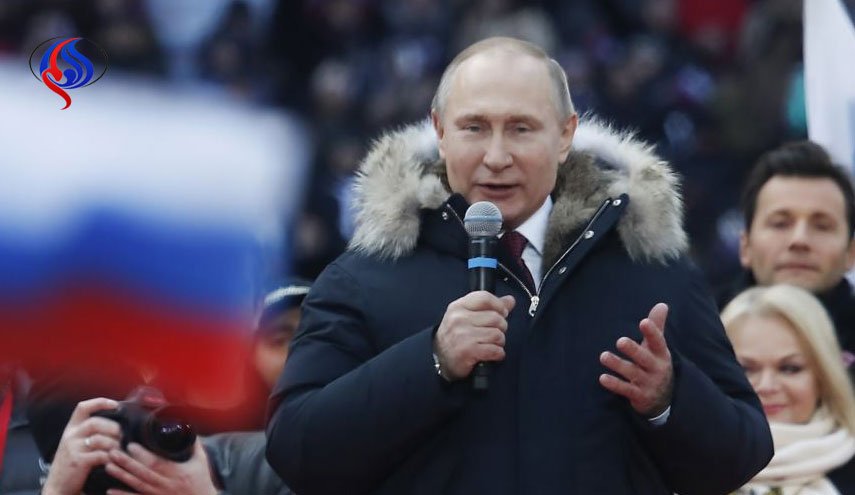پوتین برای 6 سال دیگر رئیس جمهور روسیه شد