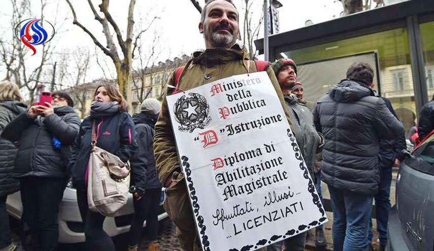 اعتصاب سراسری معلمان در ایتالیا