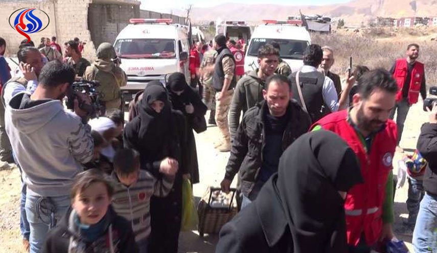 خروج 128 ألف شخص من الغوطة الشرقية منذ بداية الهدنة