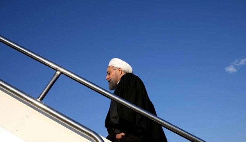 الرئيس روحاني يغادر مرو متوجها الى باكو